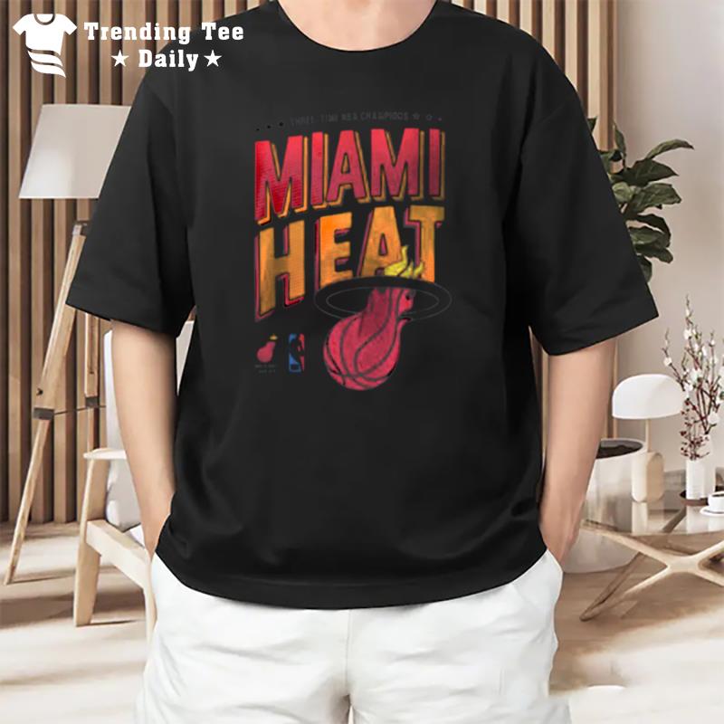 Three Time Nba Champions Miami Hea T-Shirt