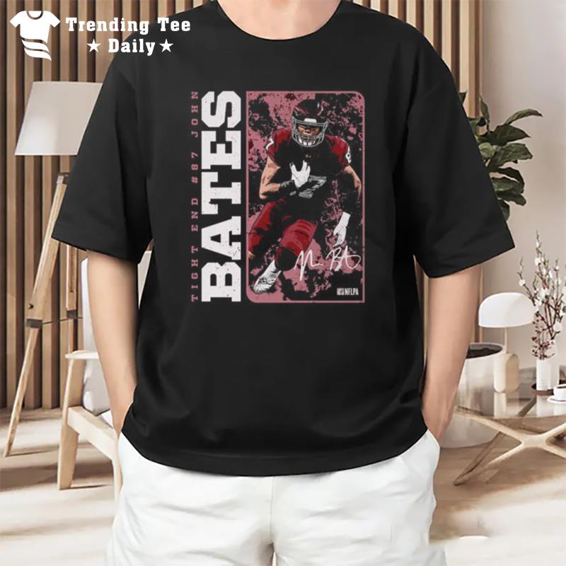 Tight End #87 John Bates Washington Vertical T-Shirt