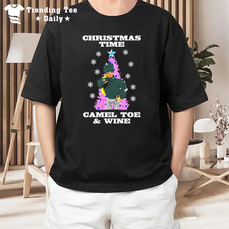 Time Camel Toe & Wine Rudefunny Christmas Christmas T-Shirt