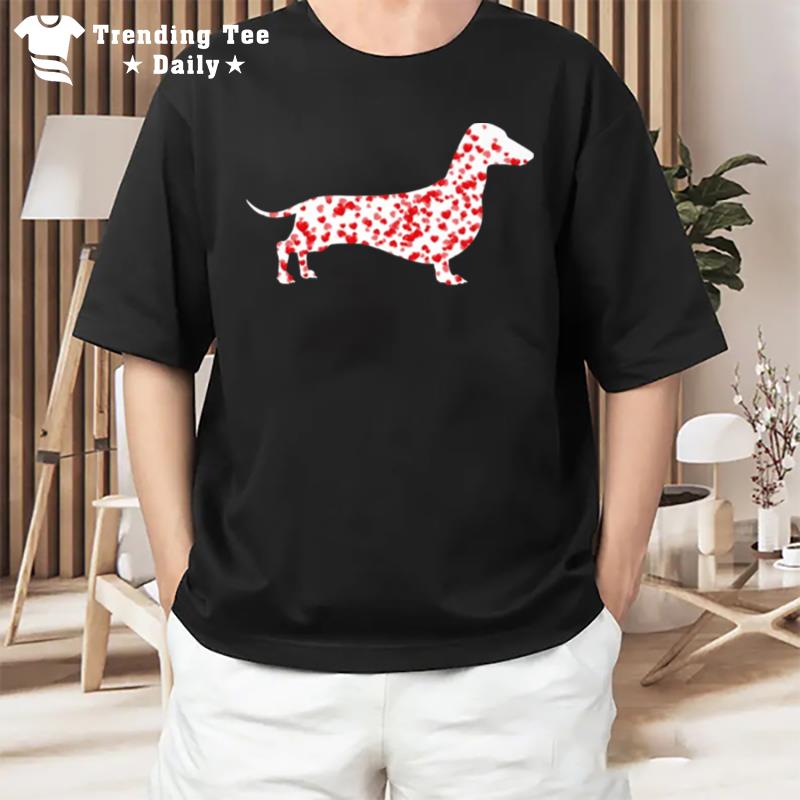 Tiny Hearts Dachshund T-Shirt