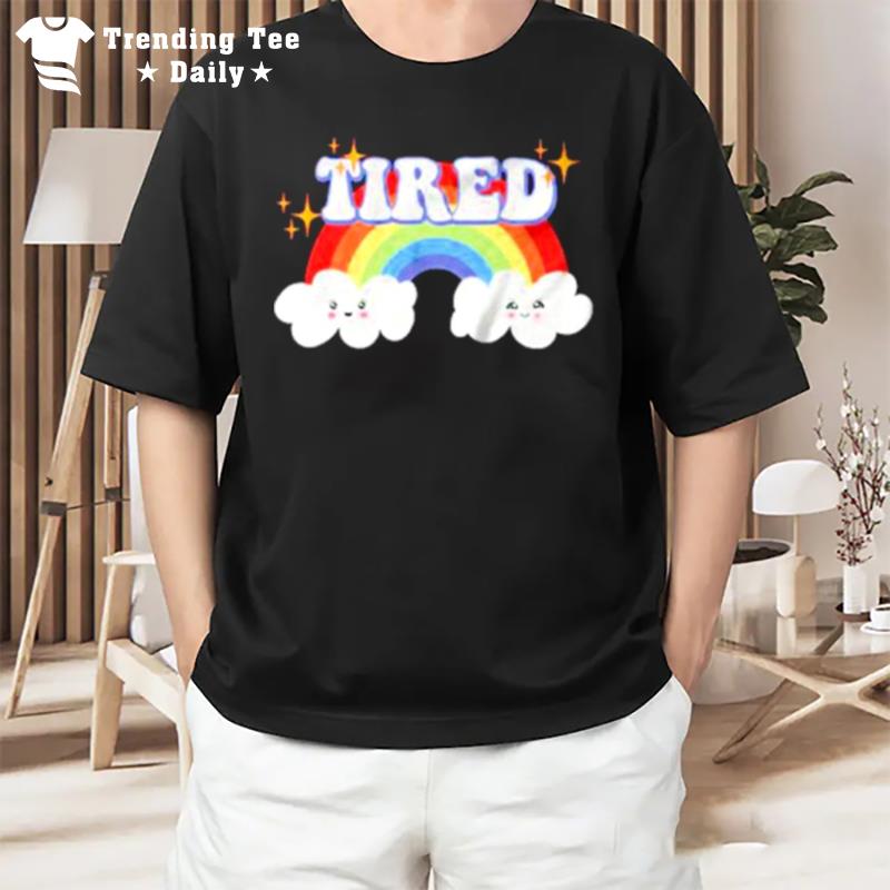 Tired Cute Mental Health T-Shirt