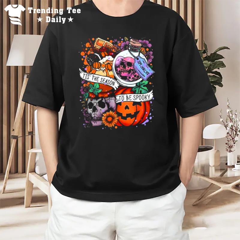 Tis The Season To Be Spooky Great Halloween Pumpkin T-Shirt