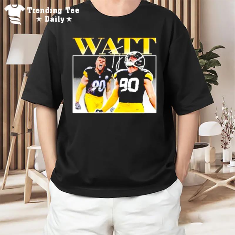 Tj Watt Pittsburg Steelers Vintage Retro T-Shirt