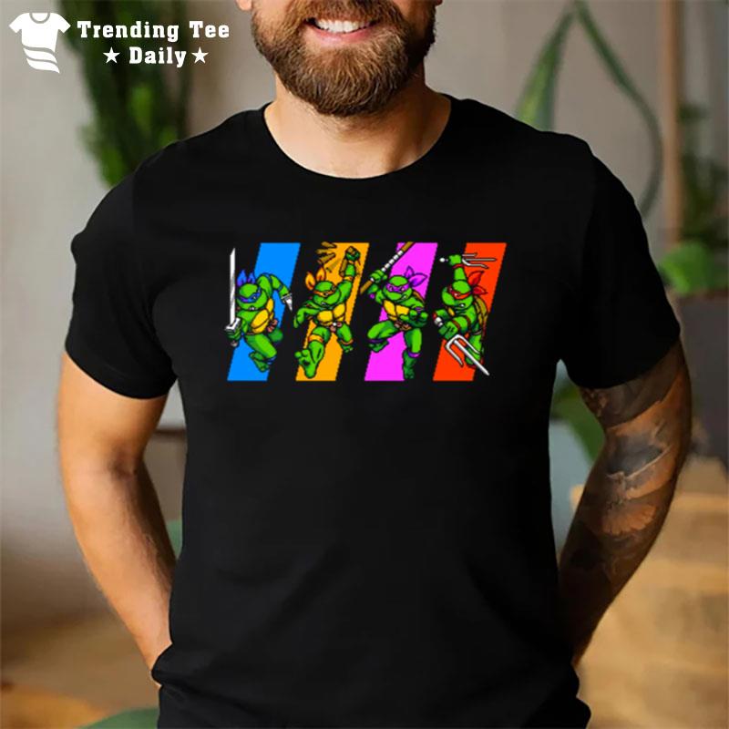 Tmnt Turtles In Time Characters Teenage Mutant Ninja Turtles T-Shirt