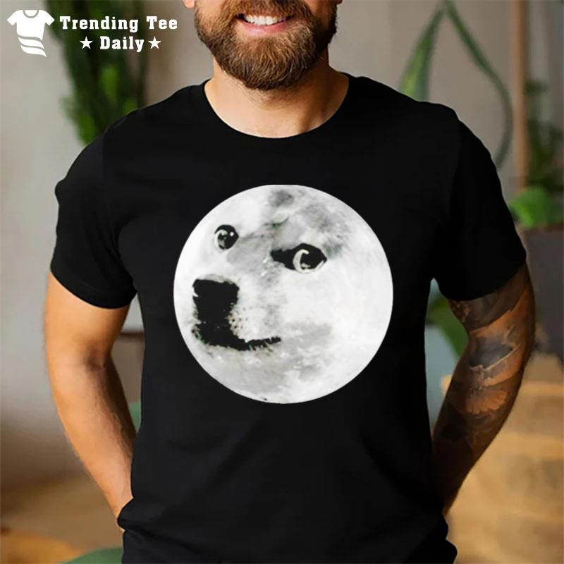 To The Moon Dog Meme T-Shirt