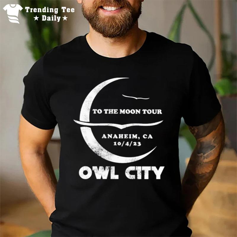 To The Moon Tour Anaheim Owl City T-Shirt