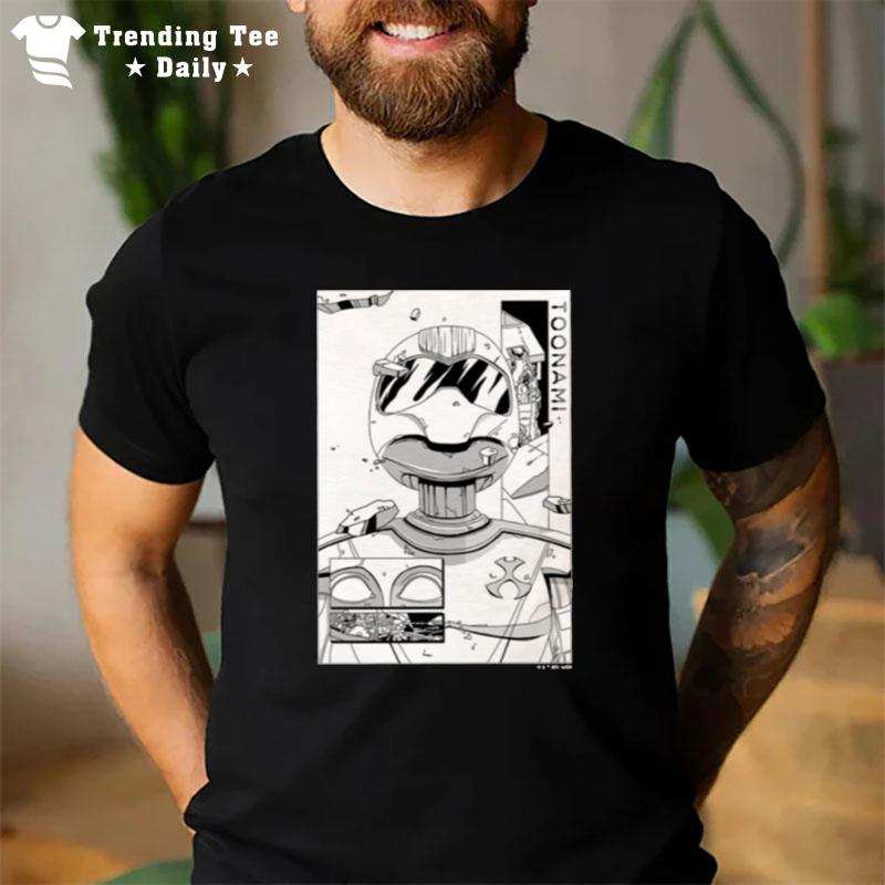 Tom 5 & Sara Comic Style Bumper Toonami T-Shirt