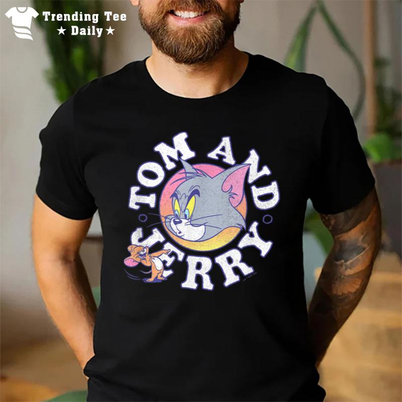 Tom And Jerry Circle Stare Down B09Znpz35S T-Shirt