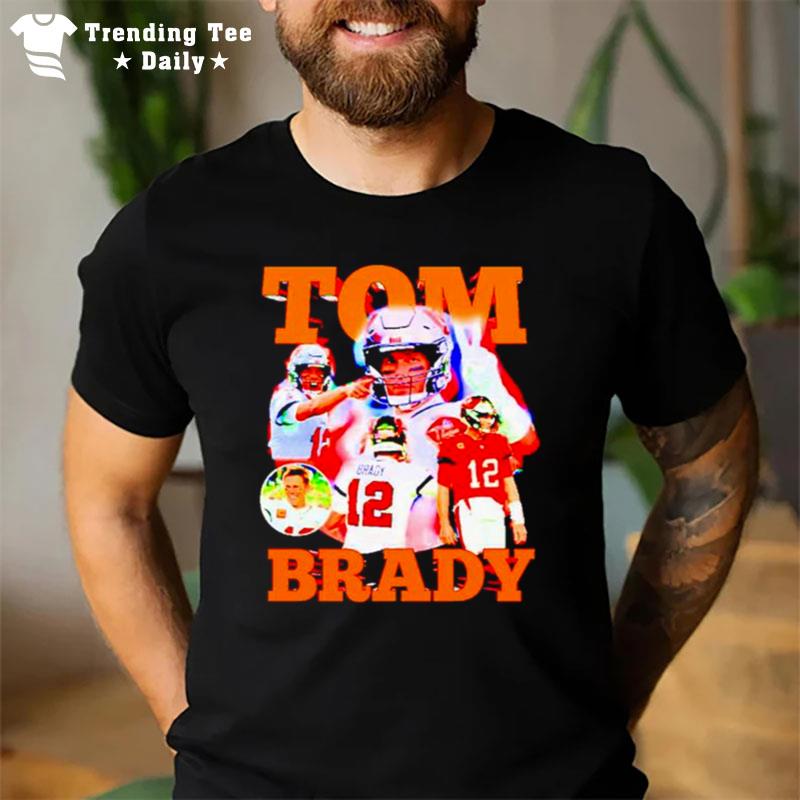 Tom Brady Picture Collage T-Shirt