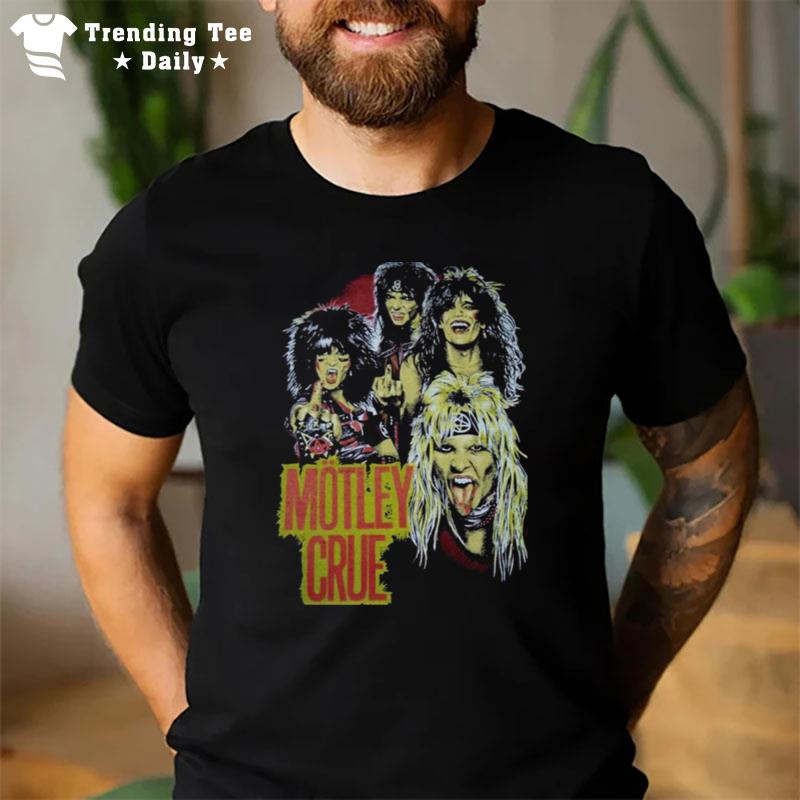 Tommy Nicki Mick Vince Motley Crue Vintage T-Shirt