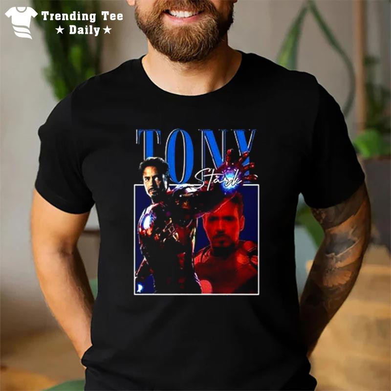 Tony Stark Birthday Robert Marvel T-Shirt