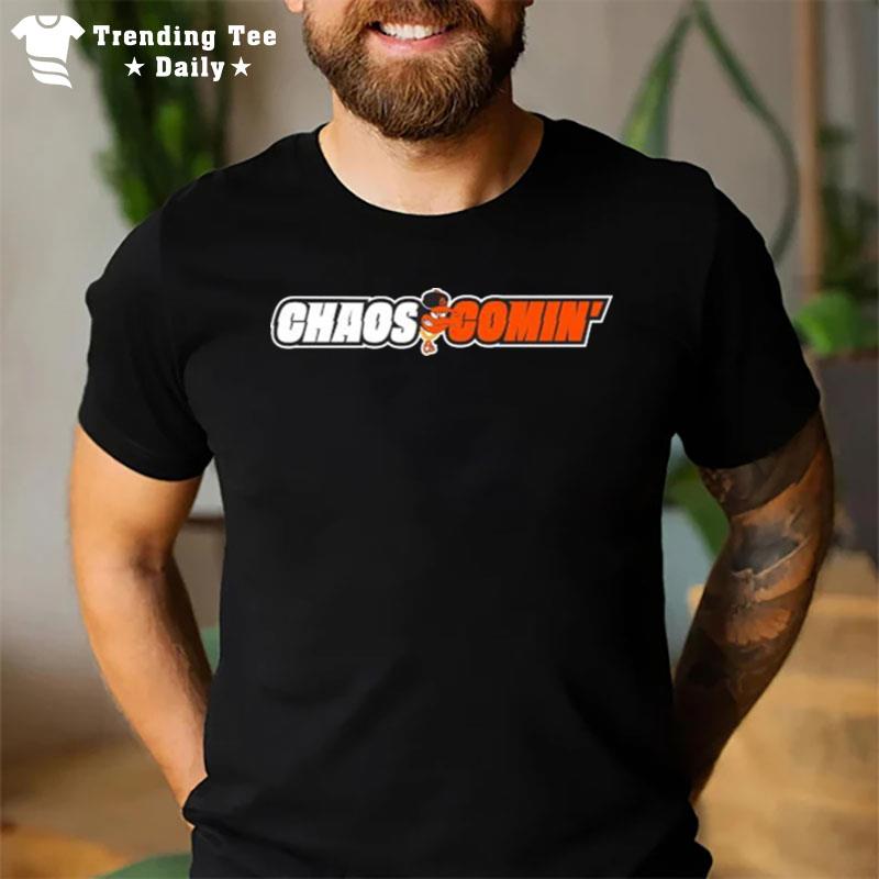 Top Baltimore Oriole Chaos Comin Logo 2022 T-Shirt