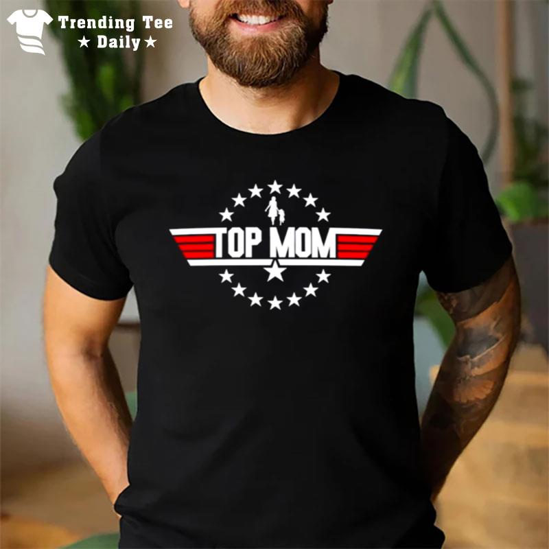 Top Mom Top Gun Logo T-Shirt