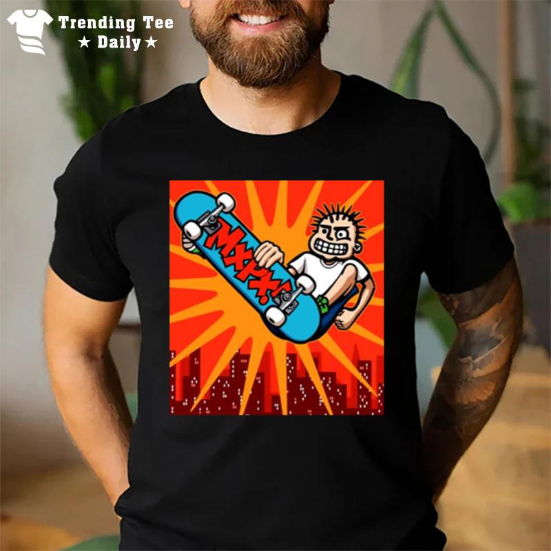 Top New Logo Mxpx Band T-Shirt