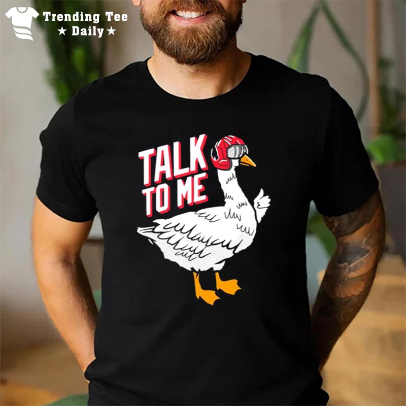 Topgun Talk To Me Goose Design T-Shirt