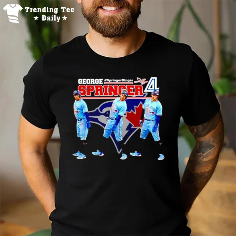 Toronto Blue Jays George Springer 4 Signature T-Shirt