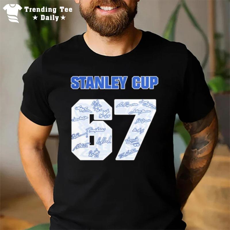 Toronto Maple Leafs Stanley Cup 67 Signatures T-Shirt