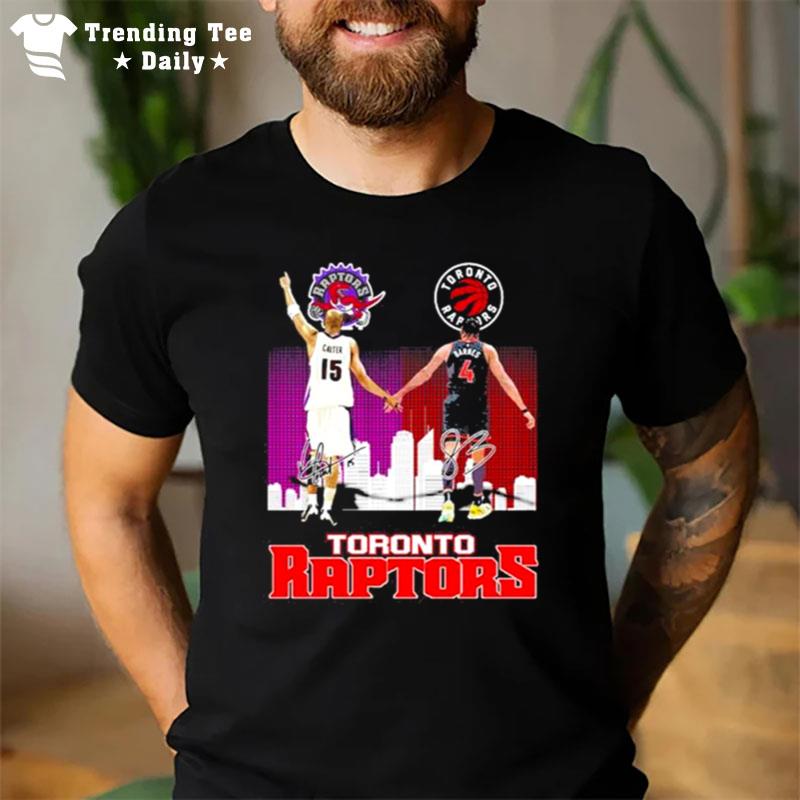 Toronto Raptors Vince Carter And Scottie Barnes Signatures T-Shirt