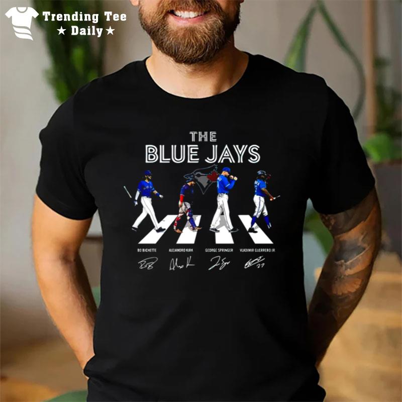 Toronto The Blue Jays Walk Of Fame Signature T-Shirt