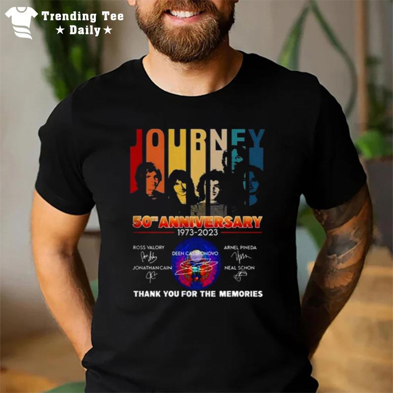 Toto Journey 2023 Freedom Tour 2023 Signatures T-Shirt