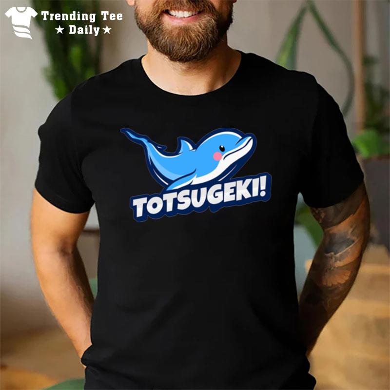 Totsugeki Logo Dolphin Ocean T-Shirt