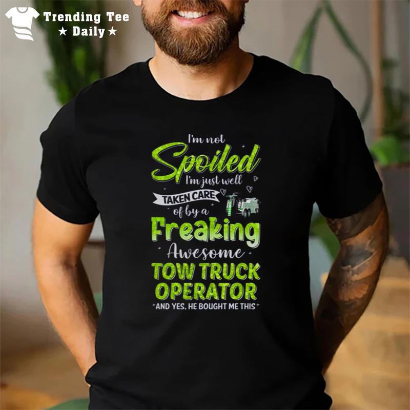 Tow Truck Operator Wife Girlfriend T-Shirt