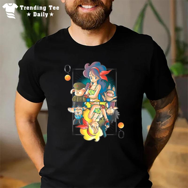 Transformer Card Bulma Goku Dragon Ball T-Shirt