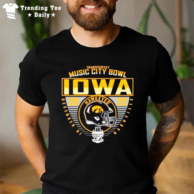 Transperfect Music City Bowl 2022 Iowa Football T-Shirt