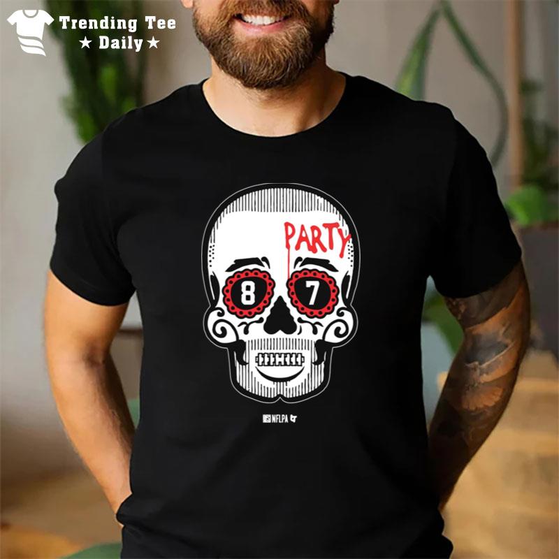 Travis Kelce 87 Sugar Skull T-Shirt