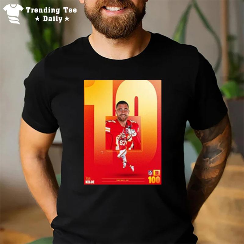 Travis Kelce Kansas City Chiefs In The Nfl Top 100 Vintage T-Shirt