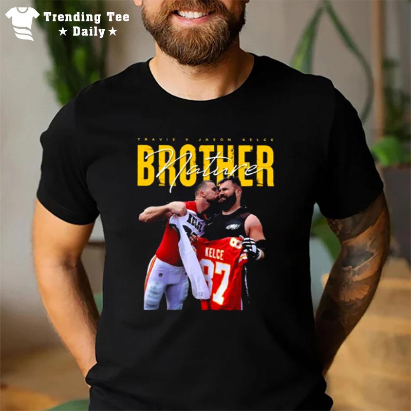 Travis Vs Jason Kelce Bowl Super Kelce Brothers Football Nfl 2023 T-Shirt