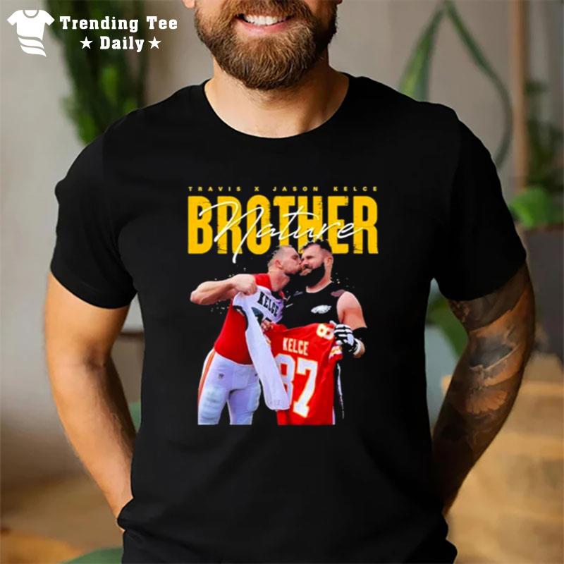 Travis X Jason Kelce Brother Nation 2023 T-Shirt