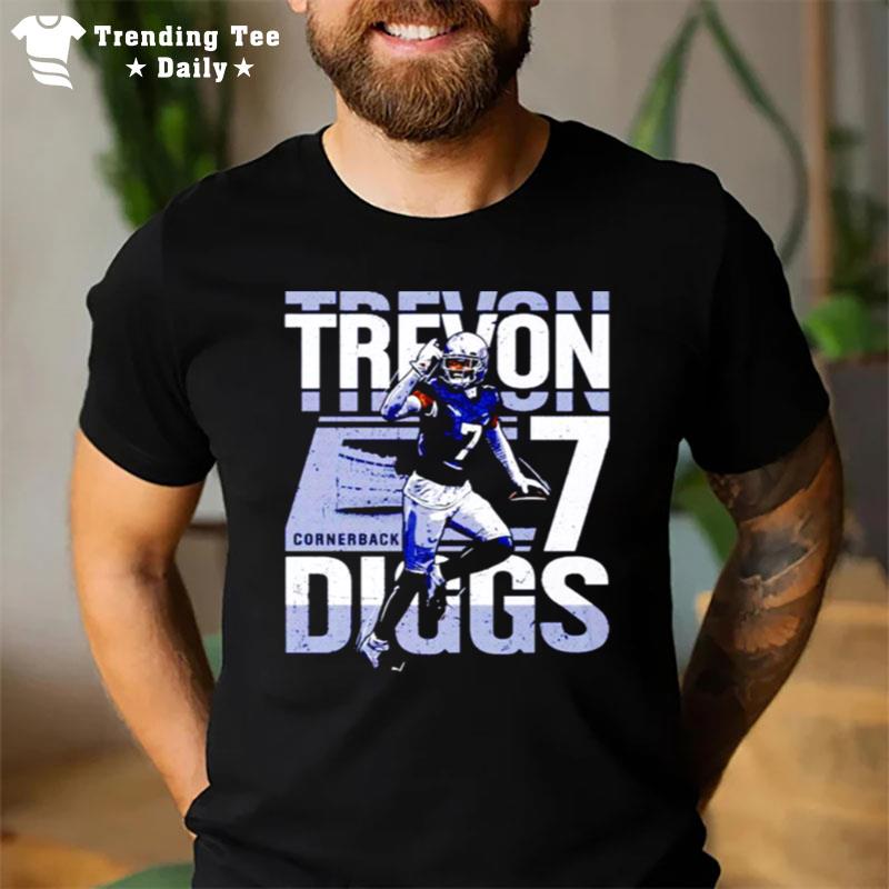 Trevon Diggs Dallas Cowboys Player Name T-Shirt