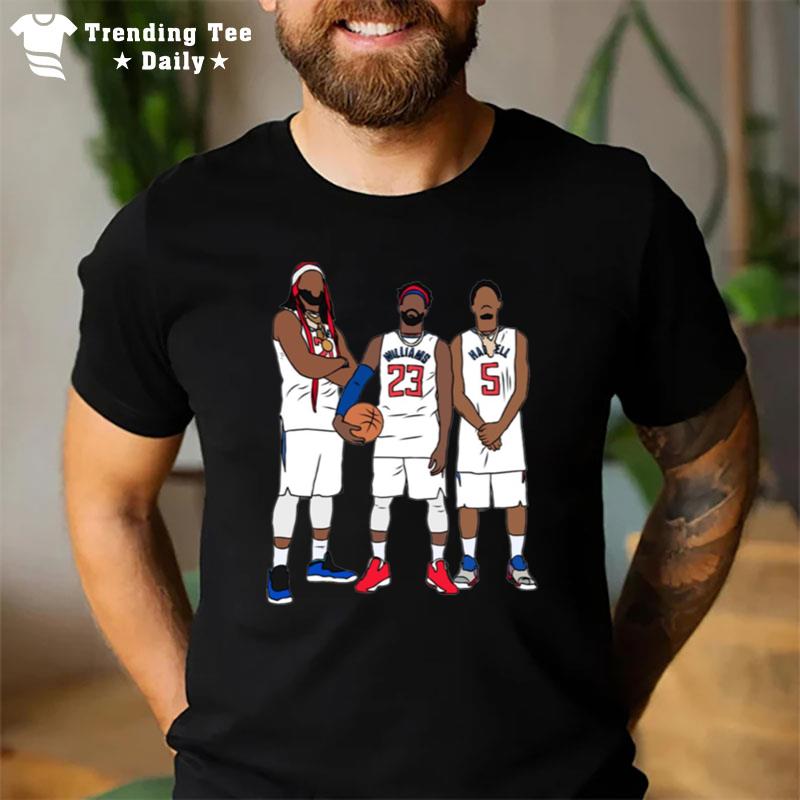 Trez Pat Bev & Lou Will Basketball T-Shirt