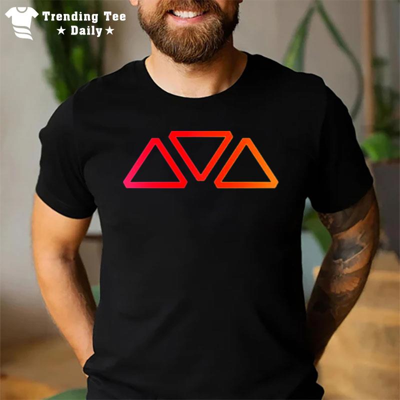 Triangle Logo Anthem Game Clean Color Logo T-Shirt