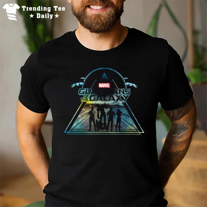 Triangle Outline Crew Guardians Of The Galaxy T-Shirt