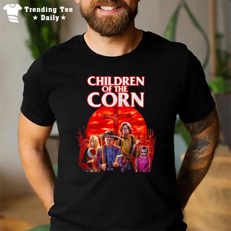 Tribute Children Of The Corn Halloween The Kids Spooky Ghostly Creepy T-Shirt