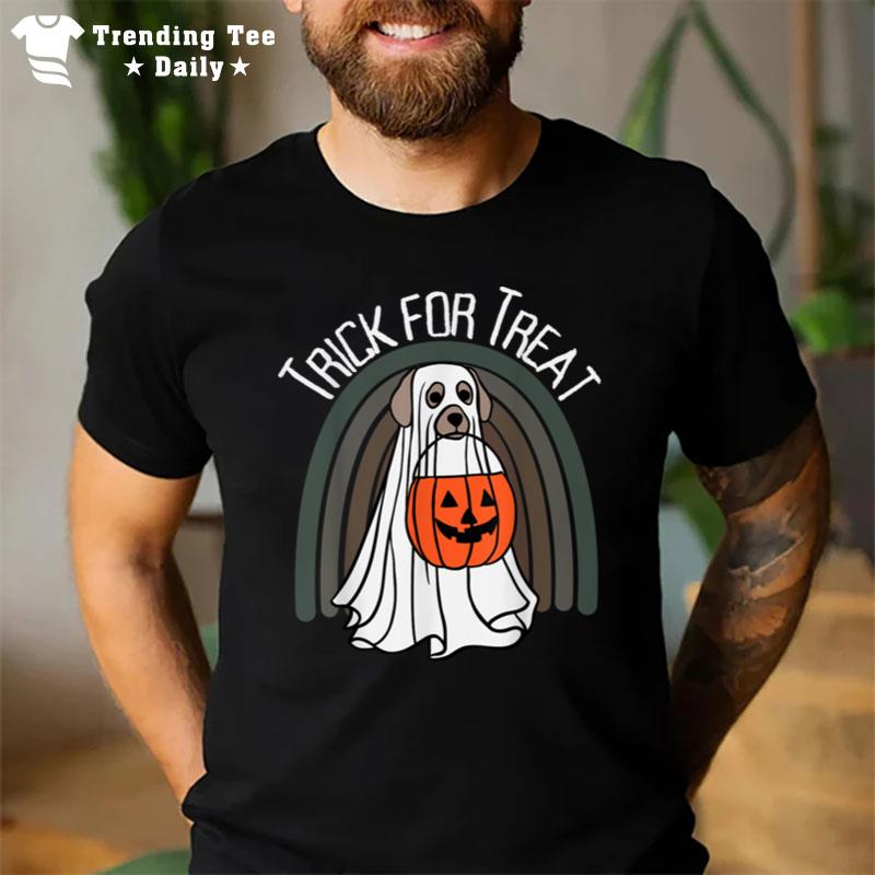 Trick For Treat Funny Halloween Dog Costume T-Shirt