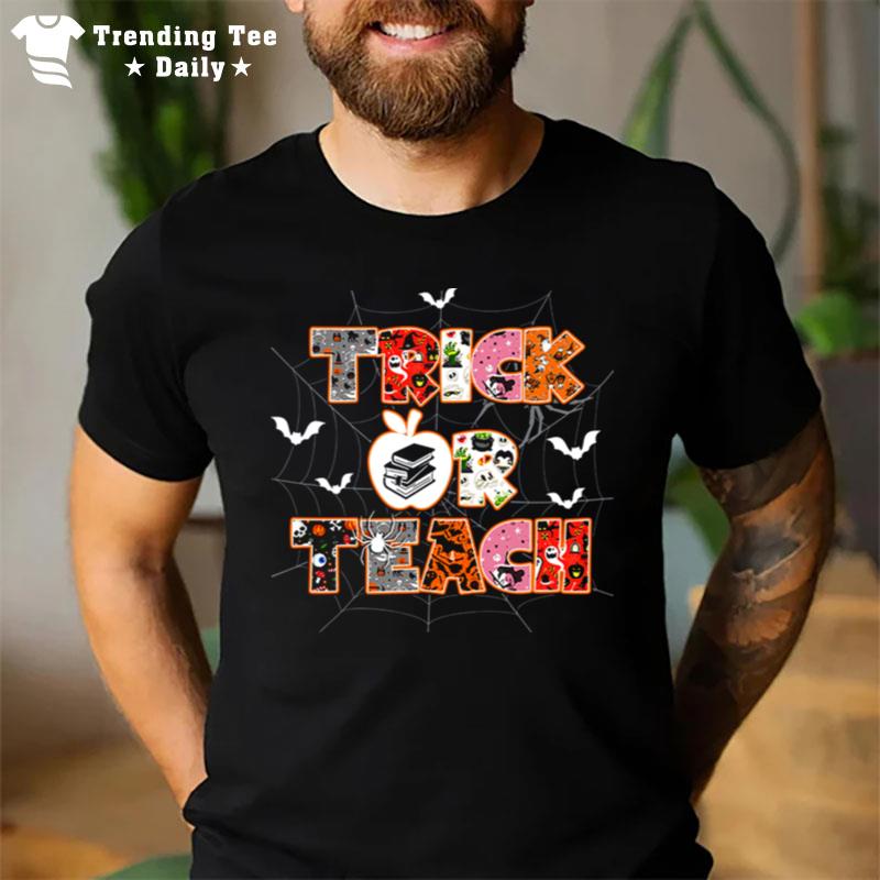 Trick Or Teacher Funny Halloween Teacher Unisex T-Shirt