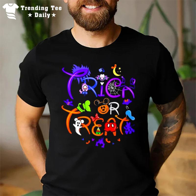 Trick Or Treat Mickey Mouse Halloween T-Shirt