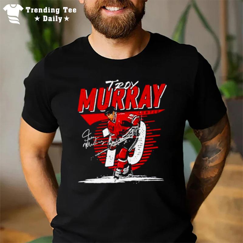 Troy Murray Chicago Blackhawks Comet Signature T-Shirt