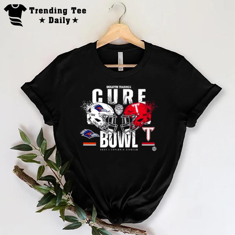 Troy Trojans Vs Utsa Roadrunners 2022 Duluth Trading Cure Bowl T-Shirt