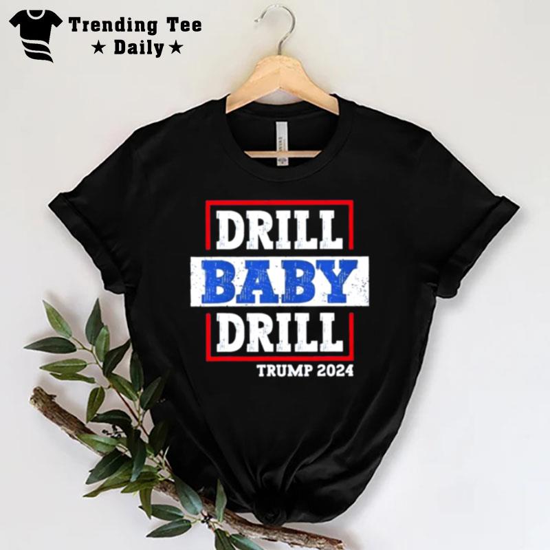 Trump 2024 Drill Baby Drill Kids T-Shirt