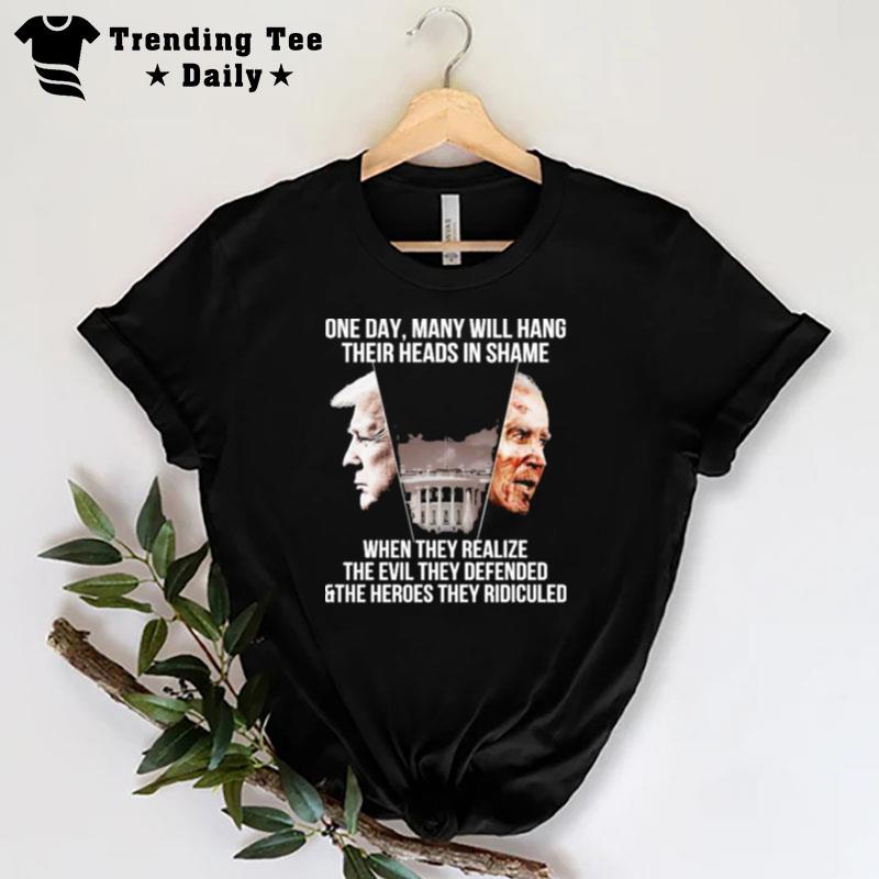 Trump Biden One Day Many Hang Their Head In Shame Us Political T-Shirt