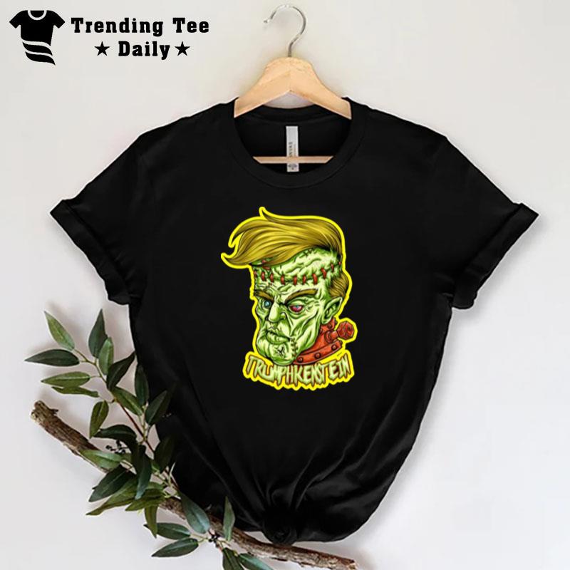 Trumpkenstein Funny President Trump Frankenstein Parody Halloween Spooky Nigh T-Shirt