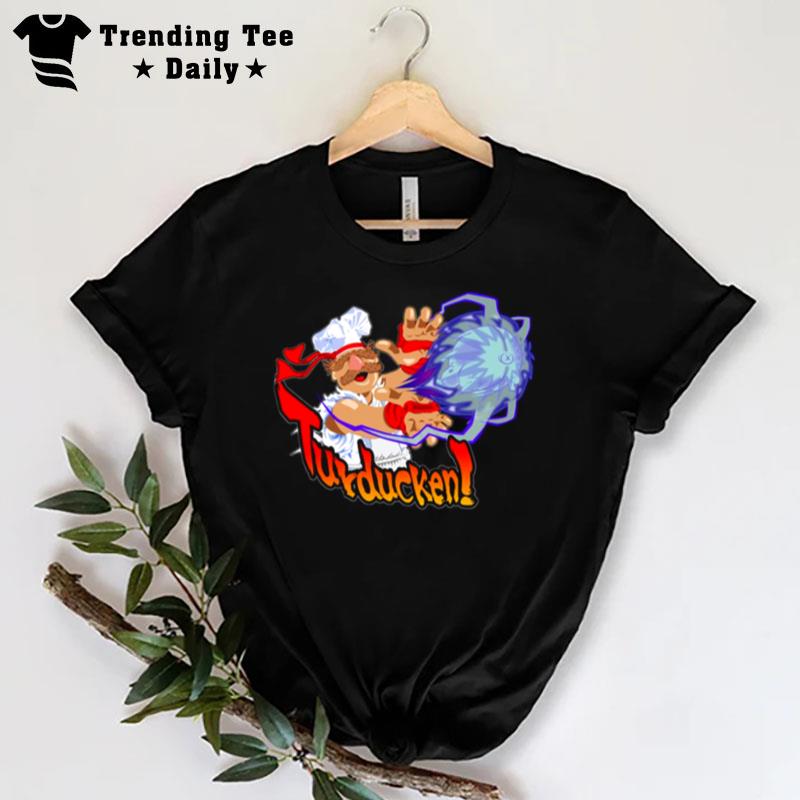 Turducken Hadoken Streetfighter Crossover T-Shirt