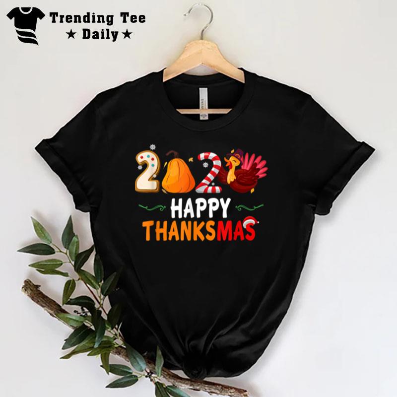 Turkey Thanksgiving Merry Christmas Happy Thanksmas 2022 T-Shirt