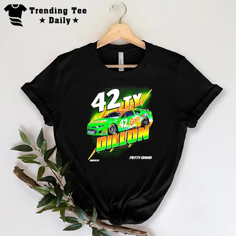 Ty Dillon Checkered Flag Black Gain 1 Spot Car T-Shirt