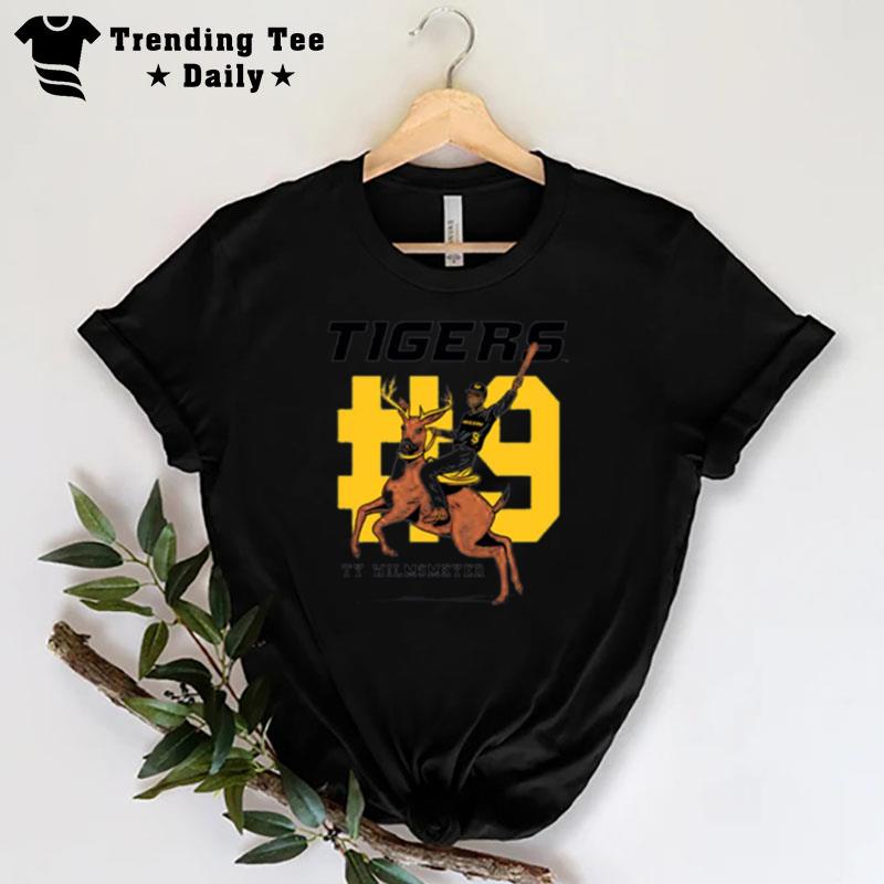 Ty Wilmsmeyer Riding Missouri Ncaa Baseball T-Shirt