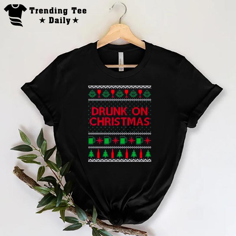 Tyler Hilton Drunk On Ugly Christmas 2022 T-Shirt